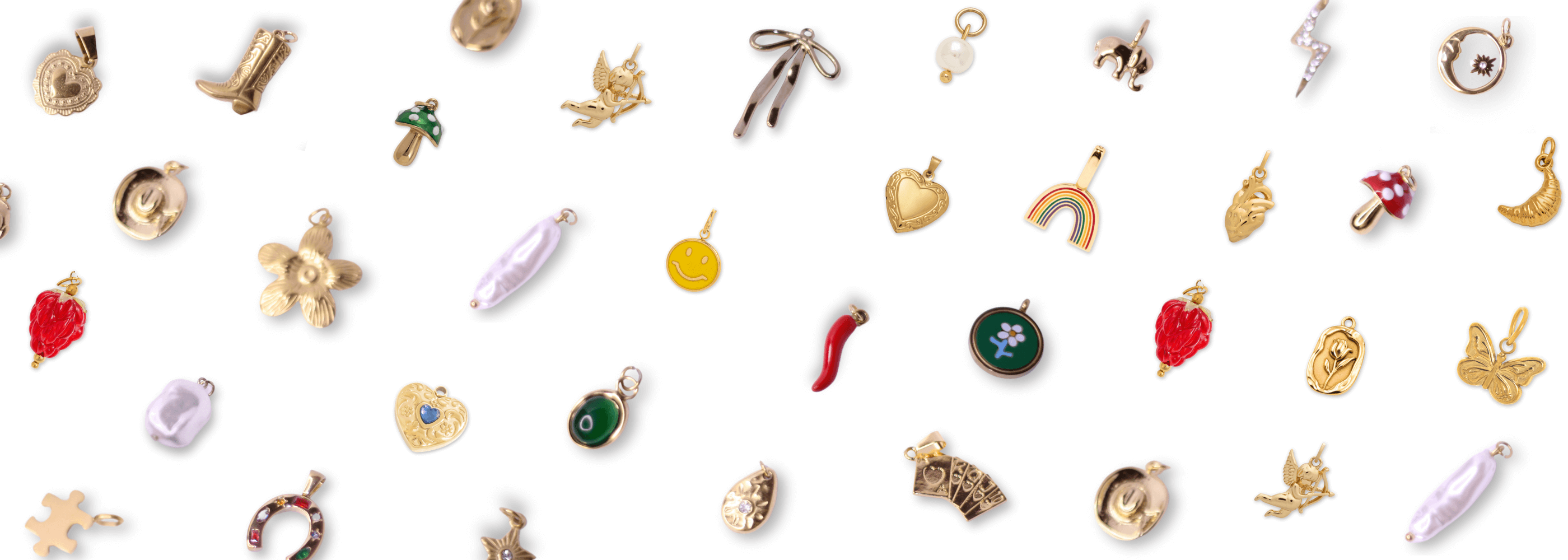 Create your unique necklace with personalized pendants and chains. Mix, match, and design your own jewelry piece